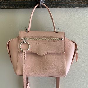 Rebecca Minkoff Blush Pink Leather Crossbody Bag